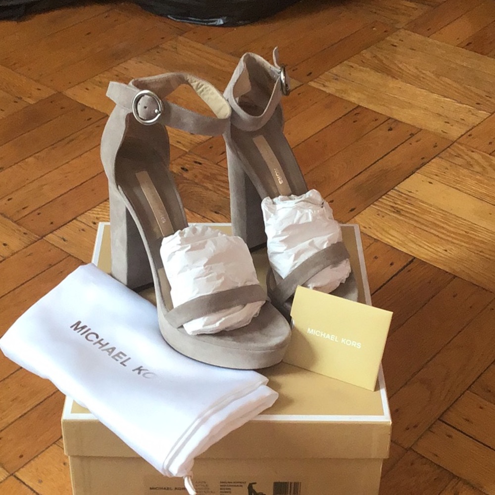 Michael Kors Collection Shoe Adelina Suede Sandals
